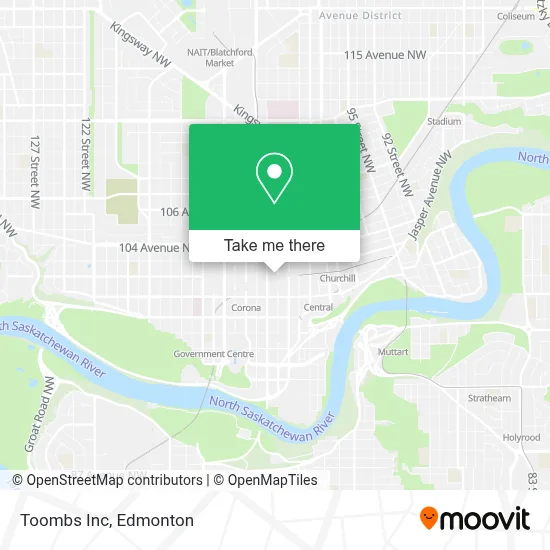 Toombs Inc map