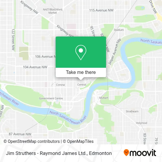 Jim Struthers - Raymond James Ltd. map