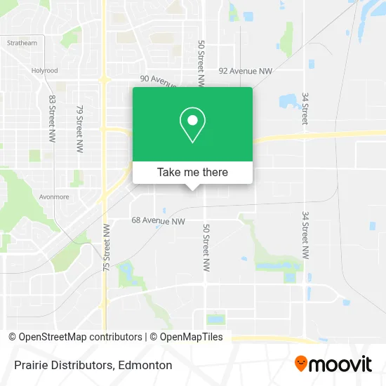 Prairie Distributors map