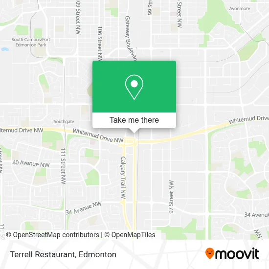 Terrell Restaurant map