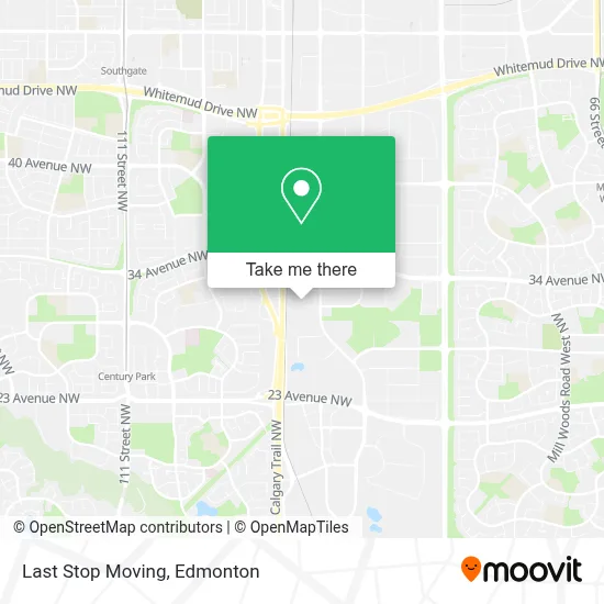 Last Stop Moving map