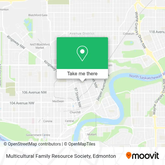 Multicultural Family Resource Society map