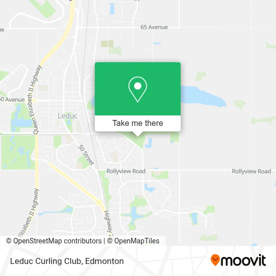 Leduc Curling Club map