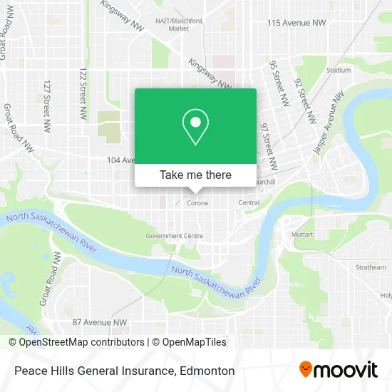Peace Hills General Insurance map