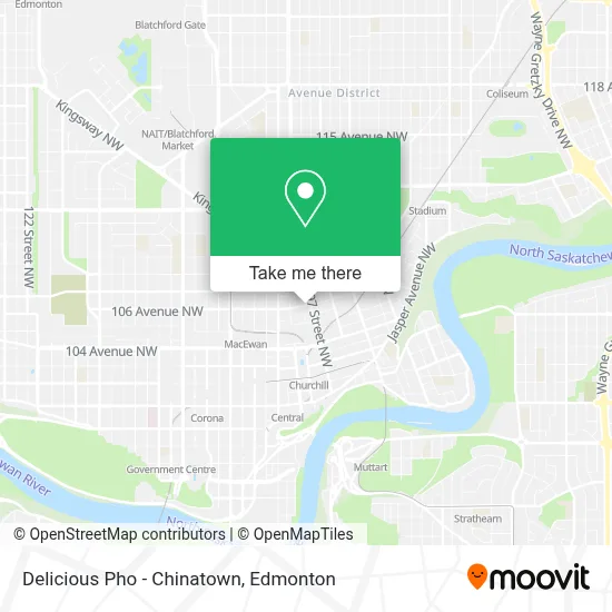 Delicious Pho - Chinatown map