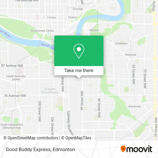 Good Buddy Express map