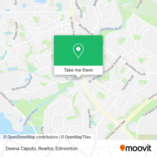 Deena Caputo, Realtor map