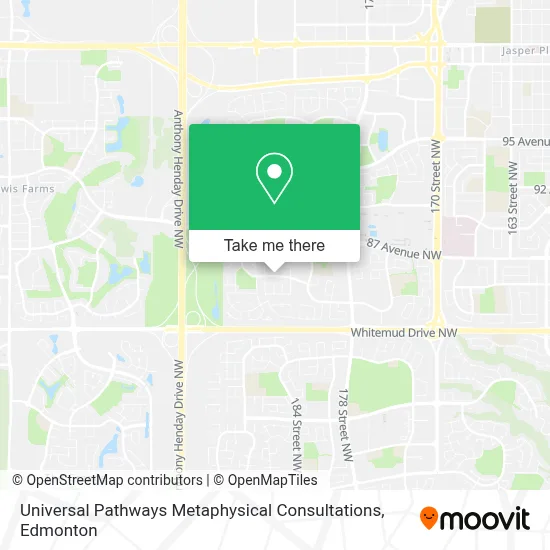 Universal Pathways Metaphysical Consultations map