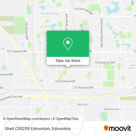 Shell C00259 Edmonton map