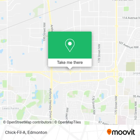 Chick-Fil-A map