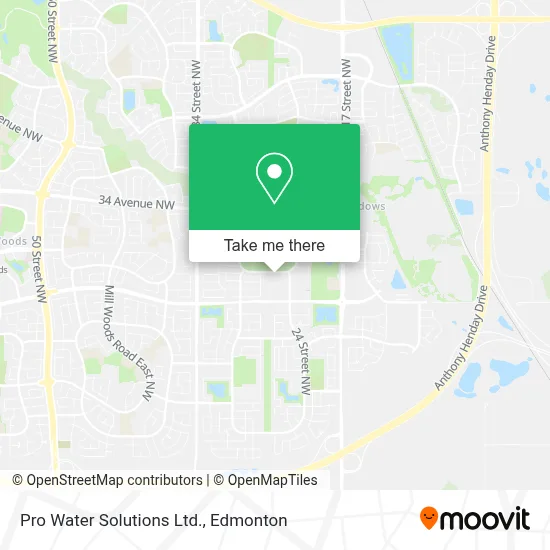 Pro Water Solutions Ltd. map