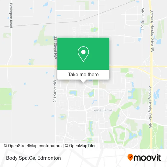 Body Spa.Ce map