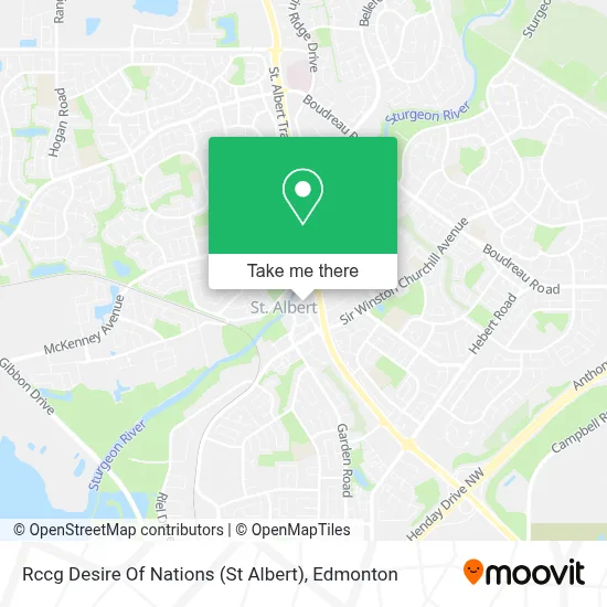 Rccg Desire Of Nations (St Albert) map