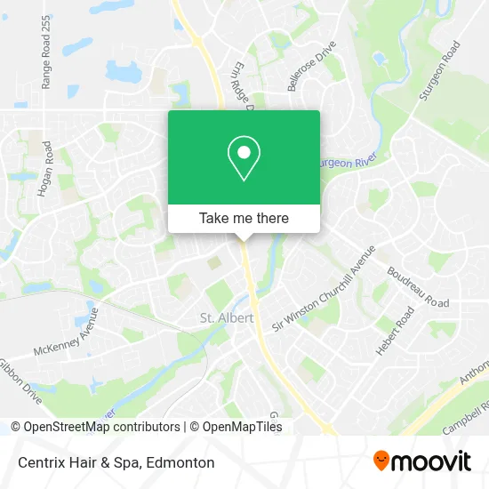 Centrix Hair & Spa map
