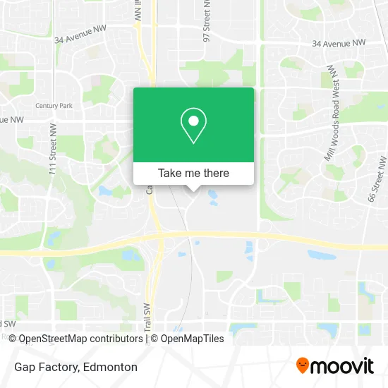 Gap Factory map