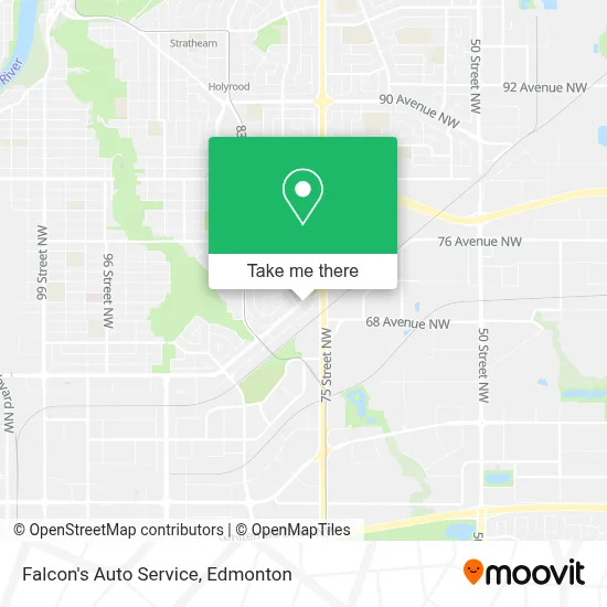 Falcon's Auto Service map