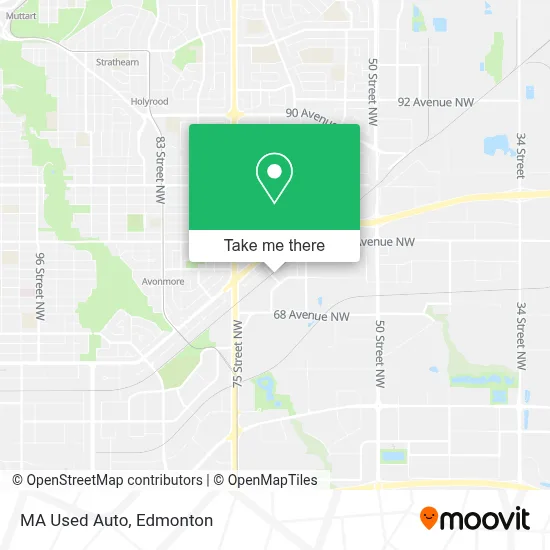 MA Used Auto map