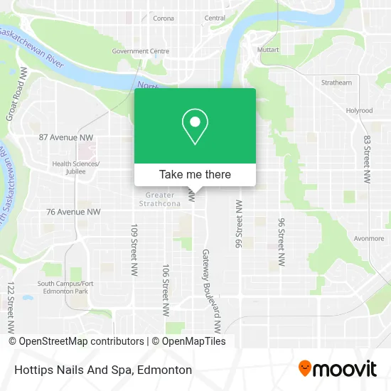Hottips Nails And Spa map