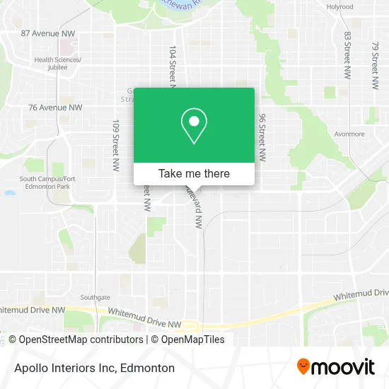 Apollo Interiors Inc map
