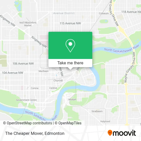 The Cheaper Mover map