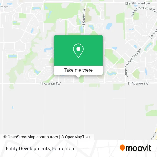 Entity Developments map