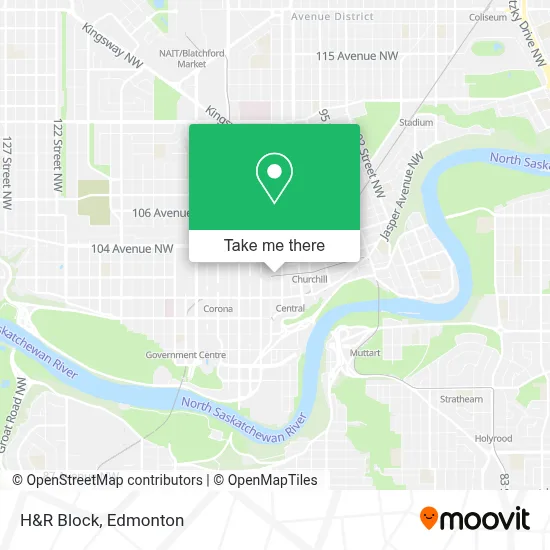 H&R Block map