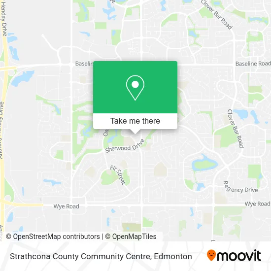 Strathcona County Community Centre map