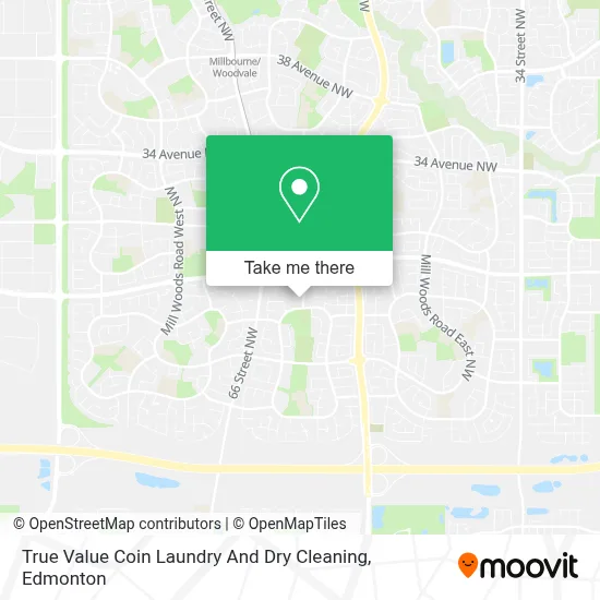 True Value Coin Laundry And Dry Cleaning map