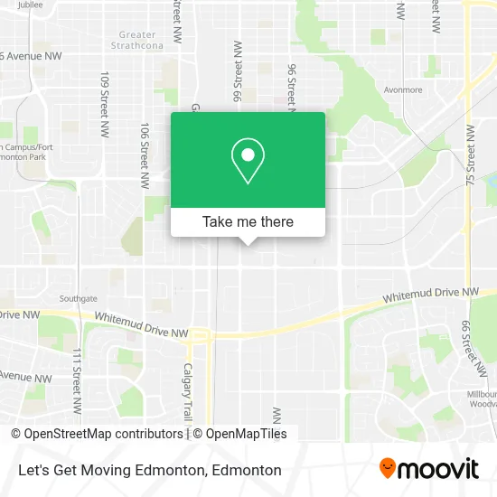 Let's Get Moving Edmonton map