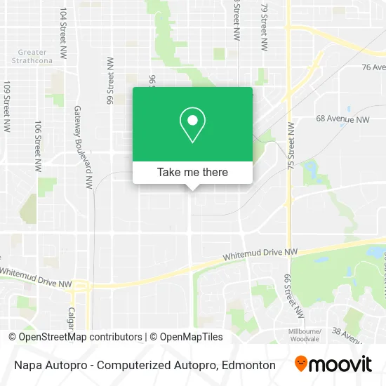 Napa Autopro - Computerized Autopro map