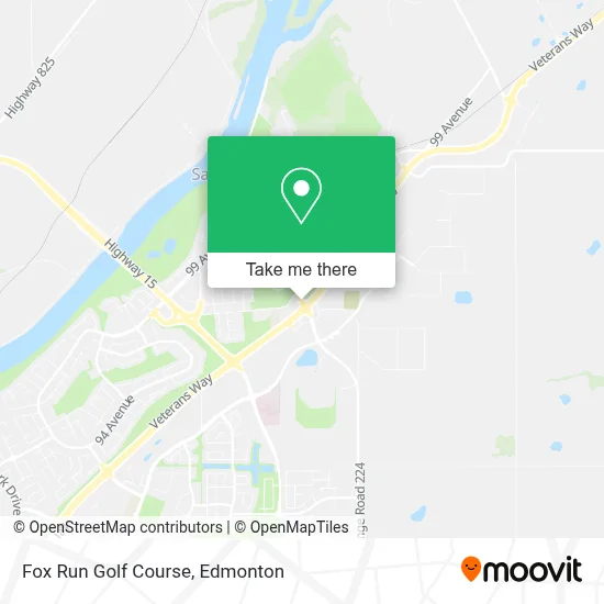 Fox Run Golf Course map