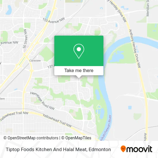 Tiptop Foods Kitchen And Halal Meat map
