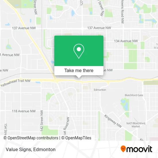 Value Signs map