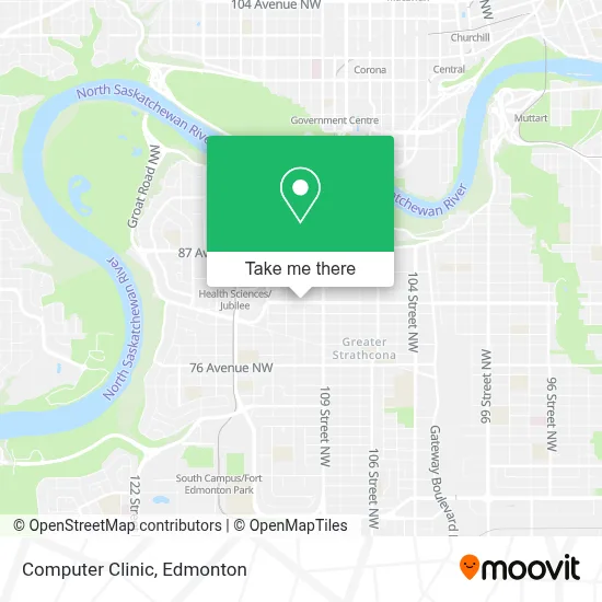 Computer Clinic map