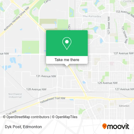 Dyk Post map