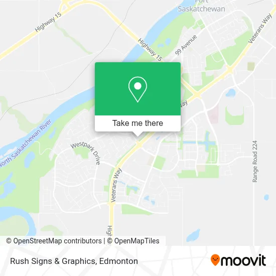 Rush Signs & Graphics map