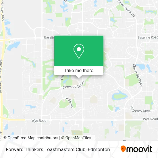 Forward Thinkers Toastmasters Club map