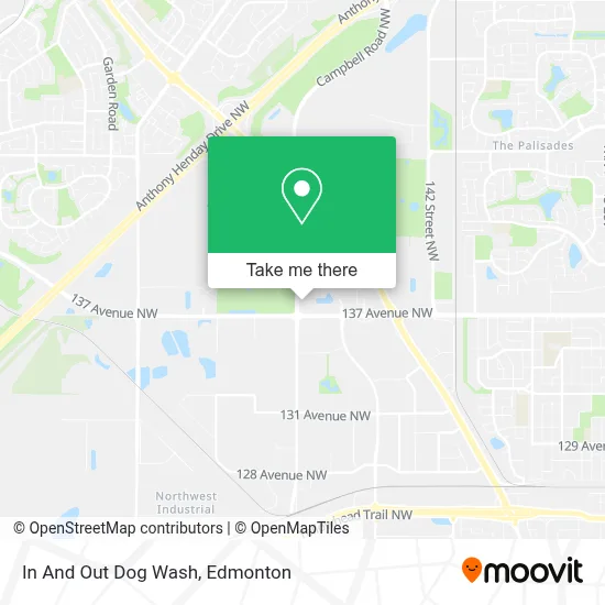 In And Out Dog Wash map
