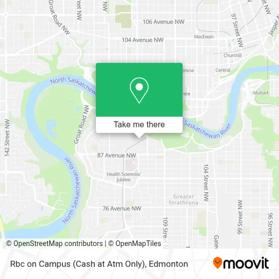 Rbc on Campus (Cash at Atm Only) map