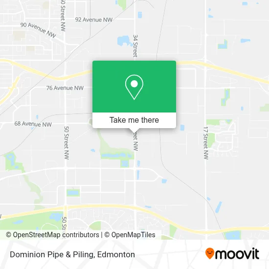 Dominion Pipe & Piling map
