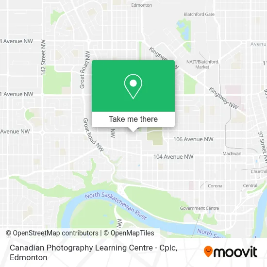 Canadian Photography Learning Centre - Cplc map
