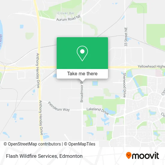 Flash Wildfire Services map