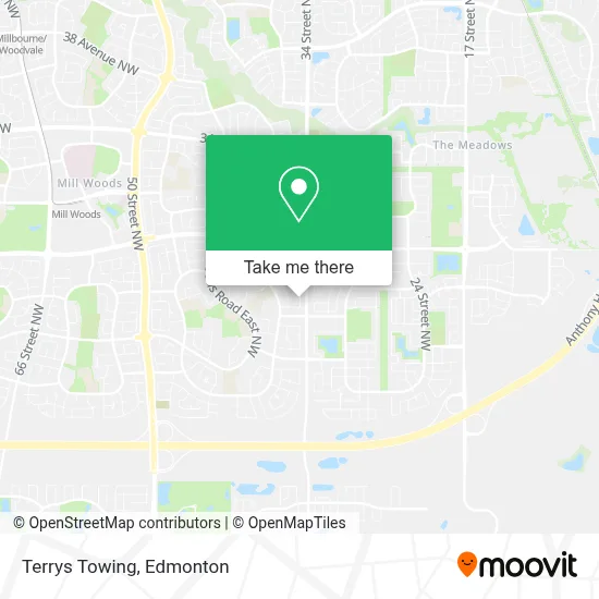 Terrys Towing map