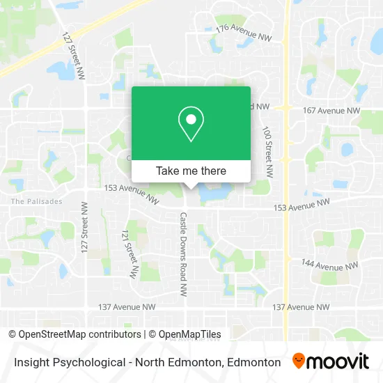 Insight Psychological - North Edmonton map