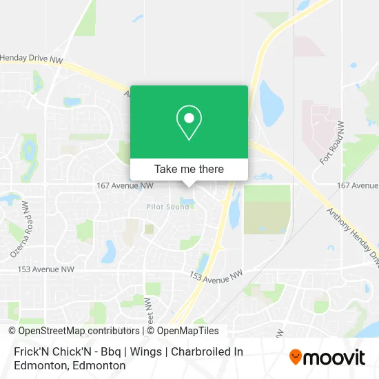Frick'N Chick'N - Bbq | Wings | Charbroiled In Edmonton map