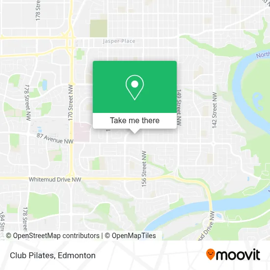 Club Pilates map