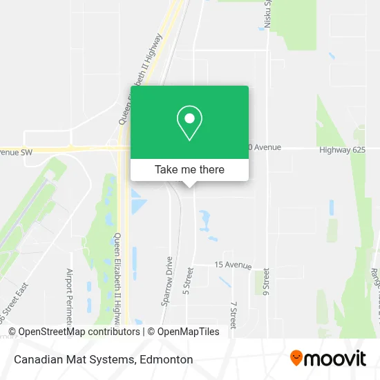 Canadian Mat Systems map