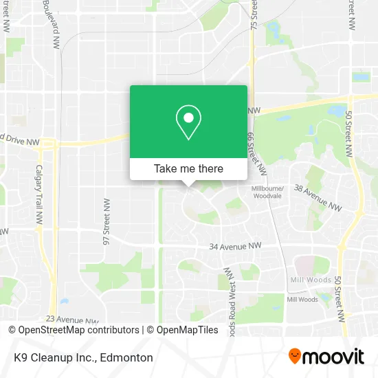 K9 Cleanup Inc. map