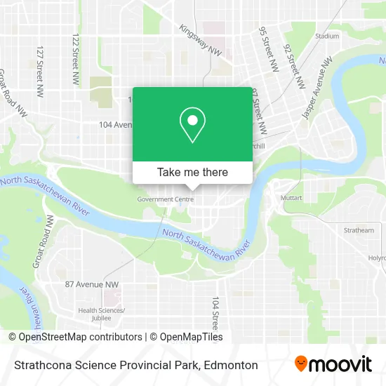 Strathcona Science Provincial Park map