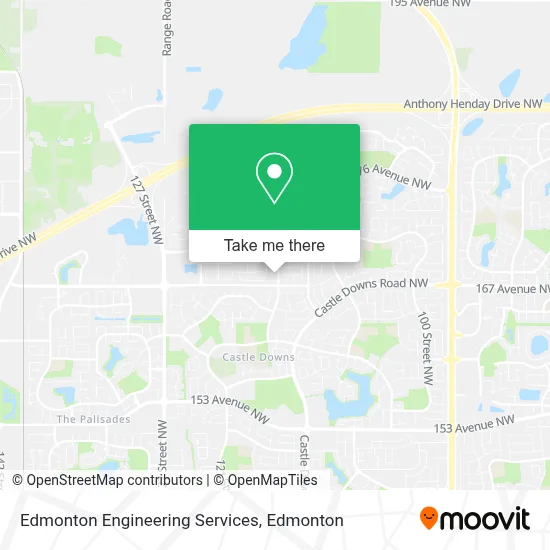 Edmonton Engineering Services map